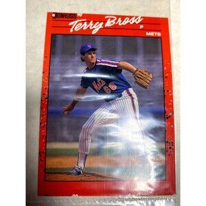 SUPER RARE 1 OF 1~1990 Donruss Terry Bross MIS-CUT ERROR CARD